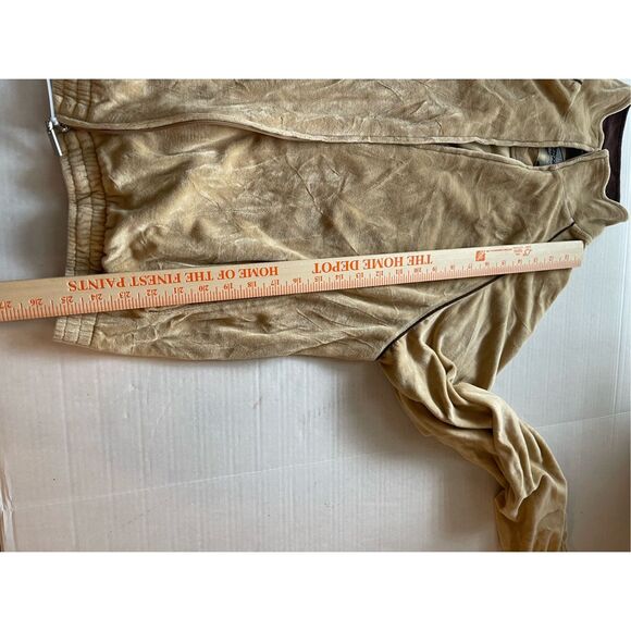 Eddie Bauer Legend Sweater Mens Large Green Mock Neck‎ Elbow Patches A45 - Picture 11 of 13